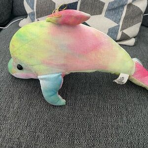 Colorful Dolphin Plush Toy